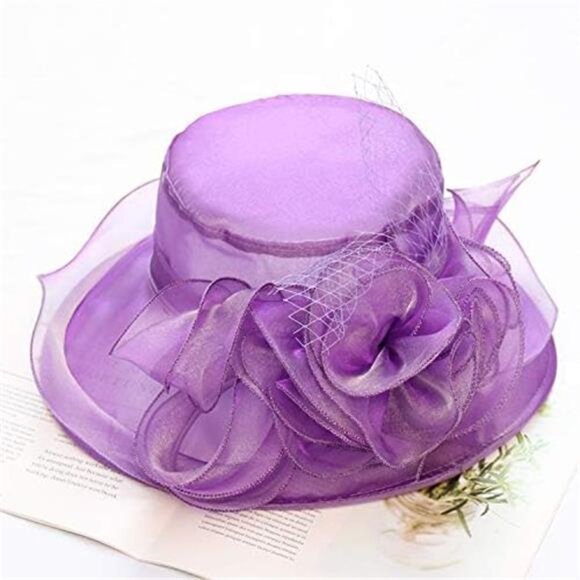 Women\'s Kentucky Hat Wide Brim Purple main image 6